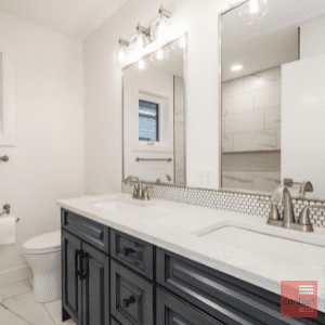 Modern bathroom renovation to increase home value