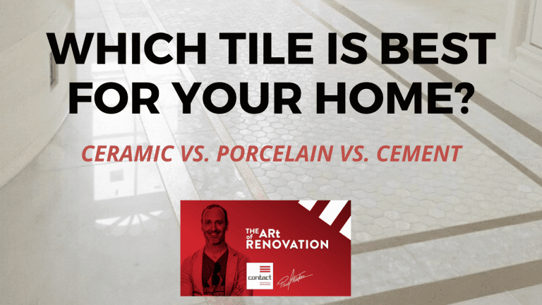 Which tile is best for your home? Ceramic vs porcelain vs cement YouTube thumbnail