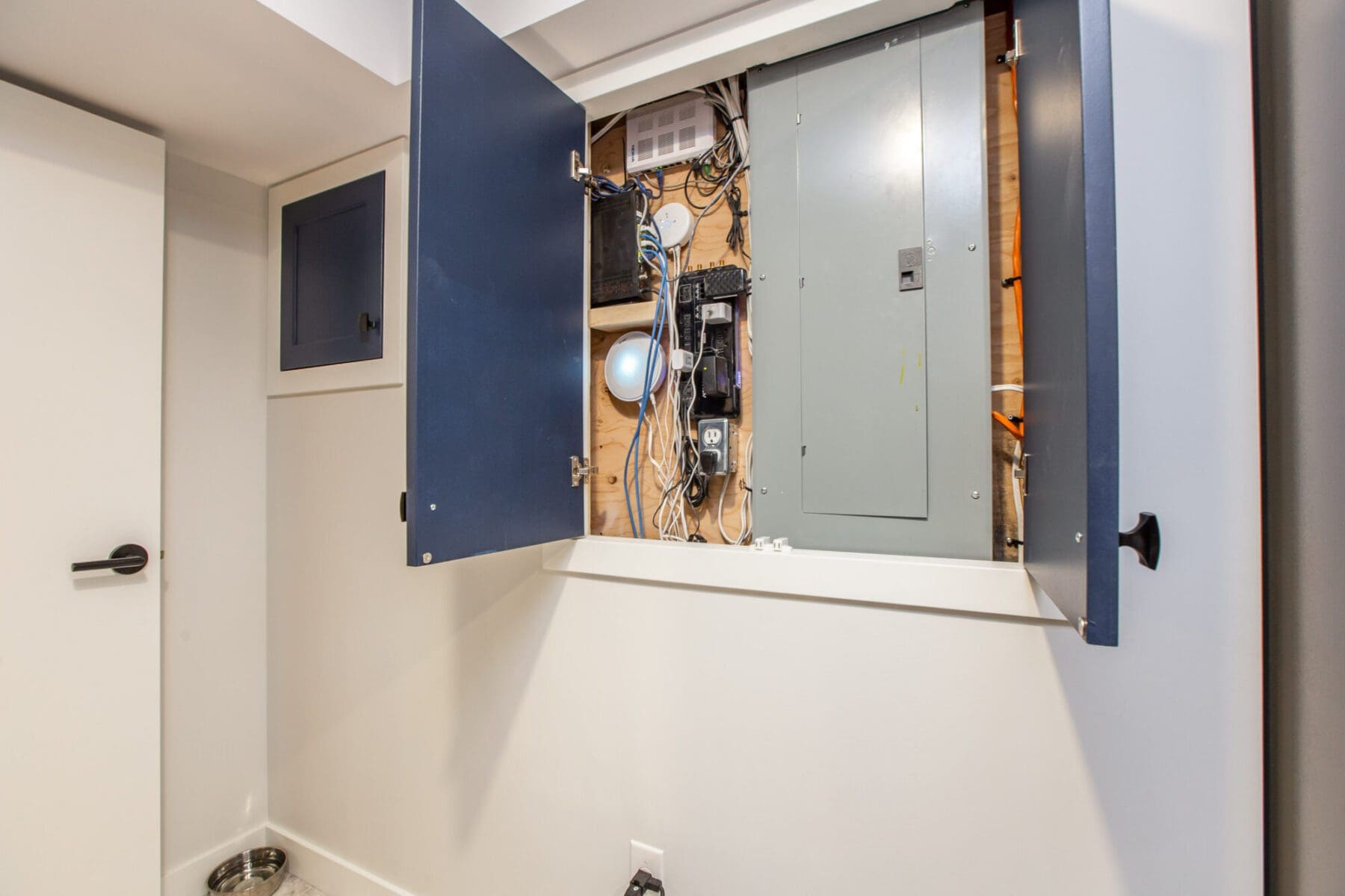 Hide electrical panel, Contact Renovations blog