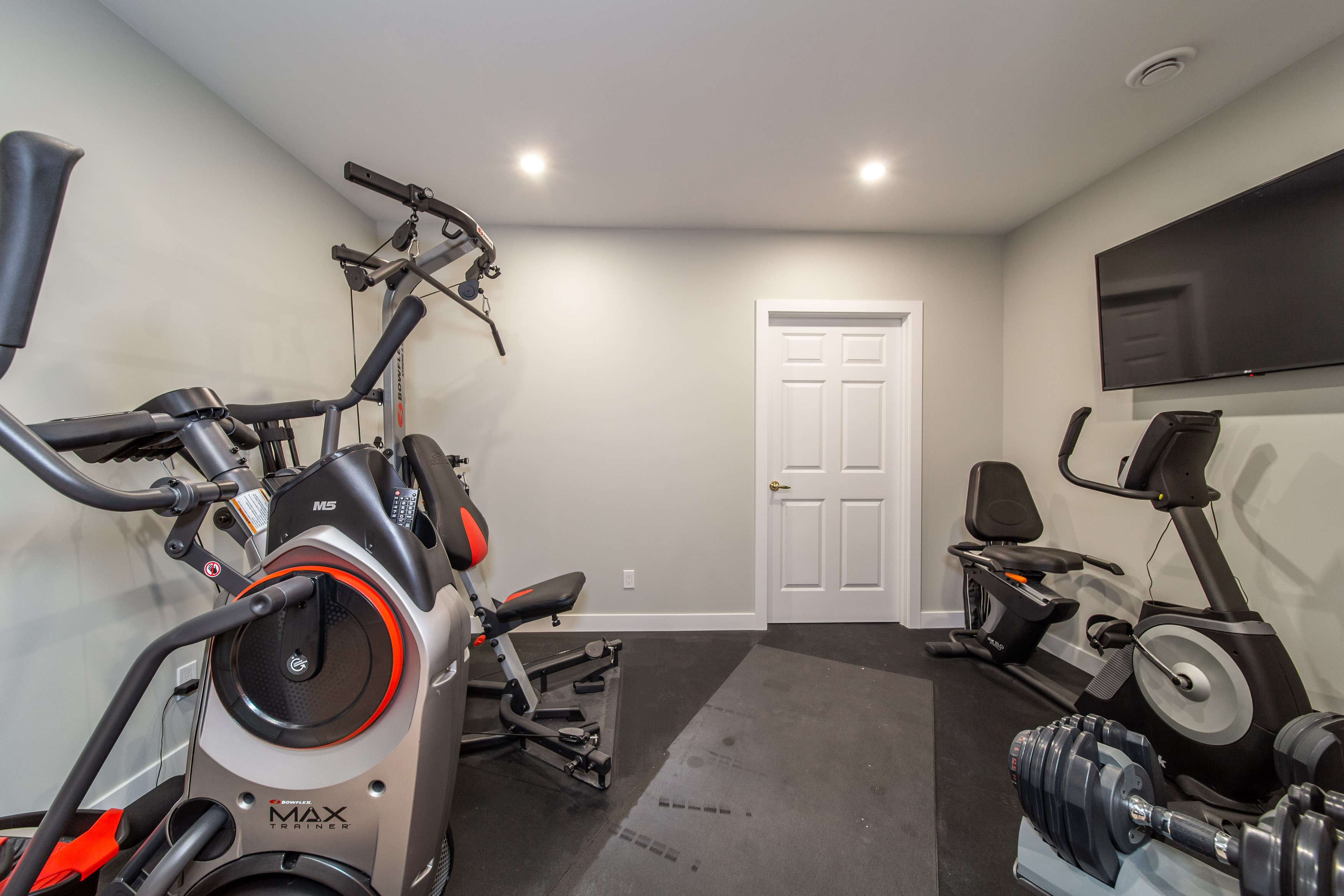 Exercise room, Multi-Use Basement Renovation Reveal! Contact Renovations blog
