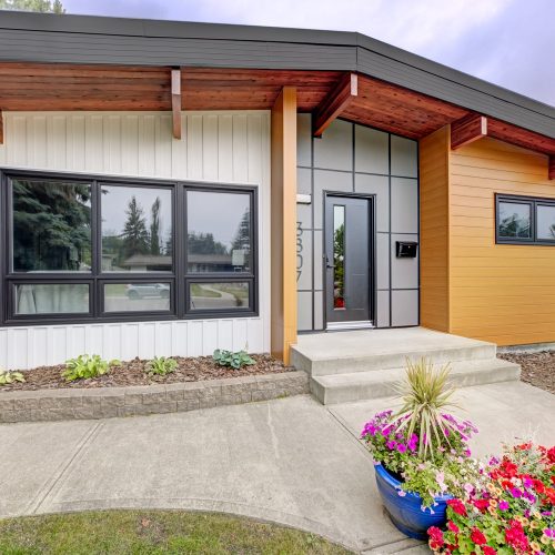 LUX front door install edmonton