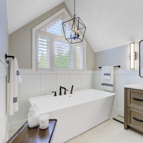 free standing tub bathroom reno edmonton