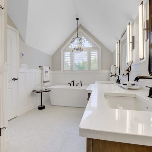 bathroom in-floor heating reno