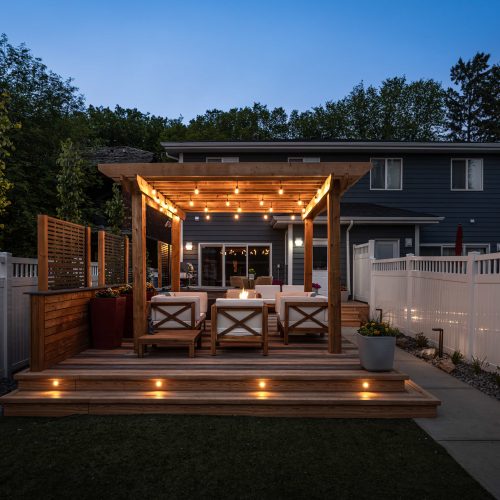 custom heated lounge space in edmonton