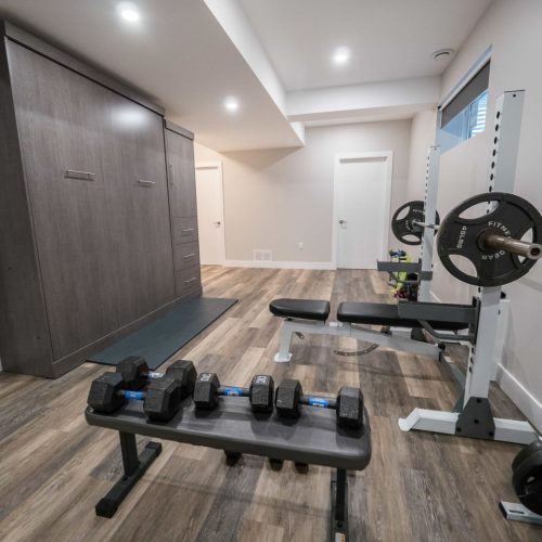 Custom Home Gym in Bonnie Doon