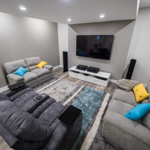 Bonnie Doon Basement Reno finished basement