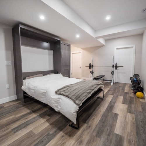 Bonnie Doon Basement Reno murphy bed