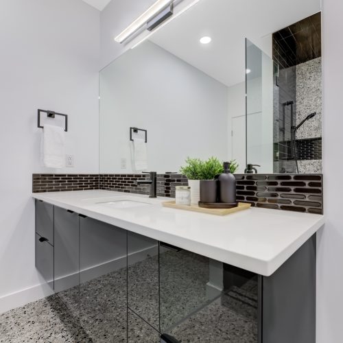 keswick bathroom countertop install