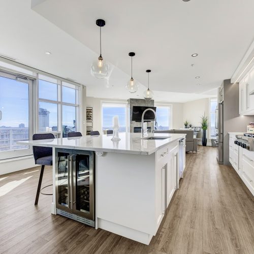 kitchen island quartz countertop edmonton