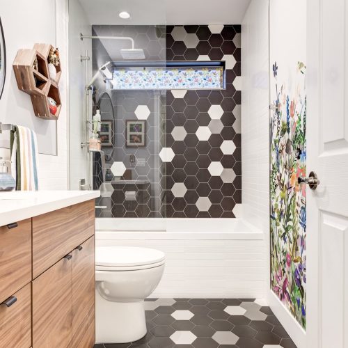 colouful bathroom reno riverdale